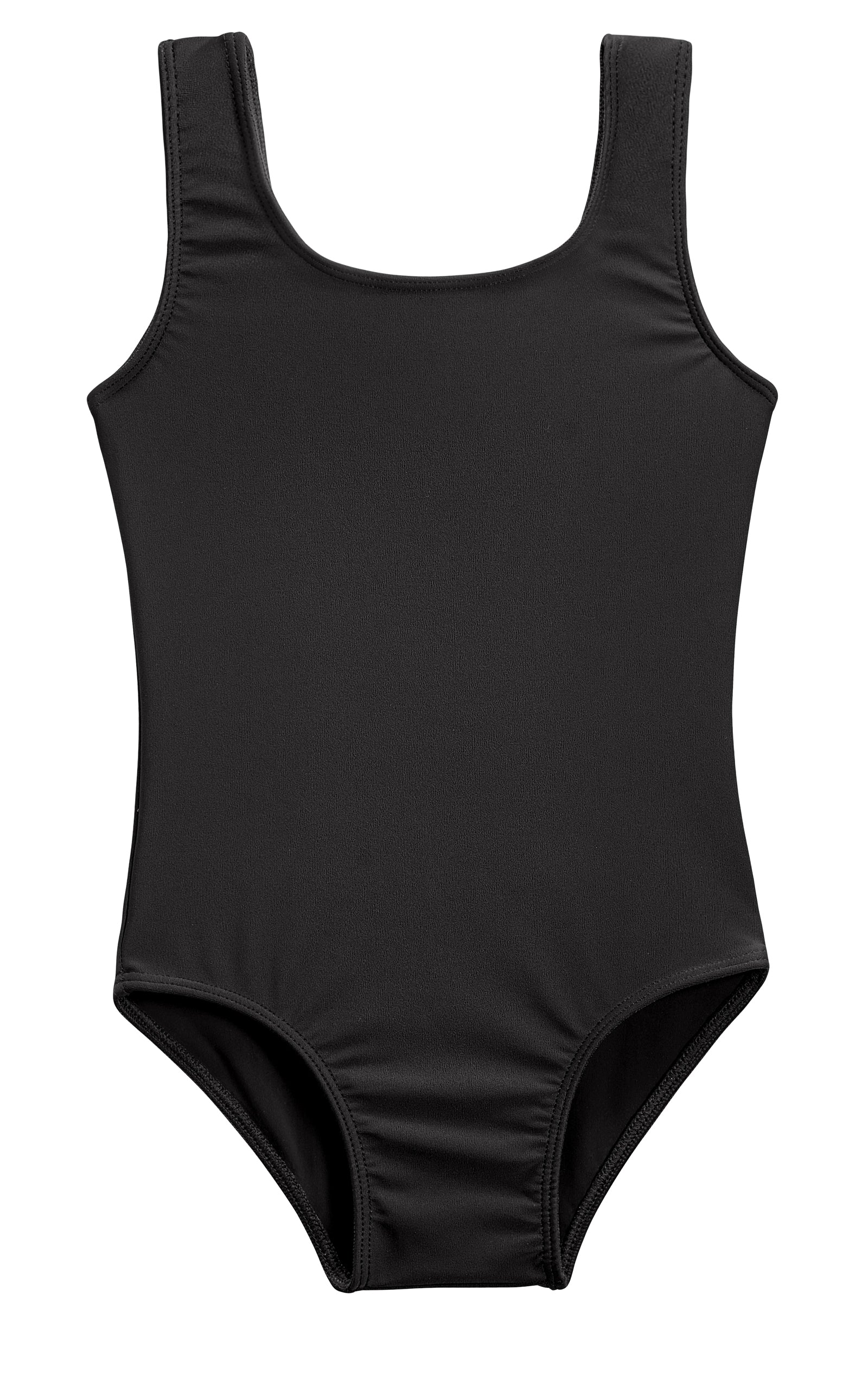 Girls UPF 50+ Bikini Swim Tank | Black