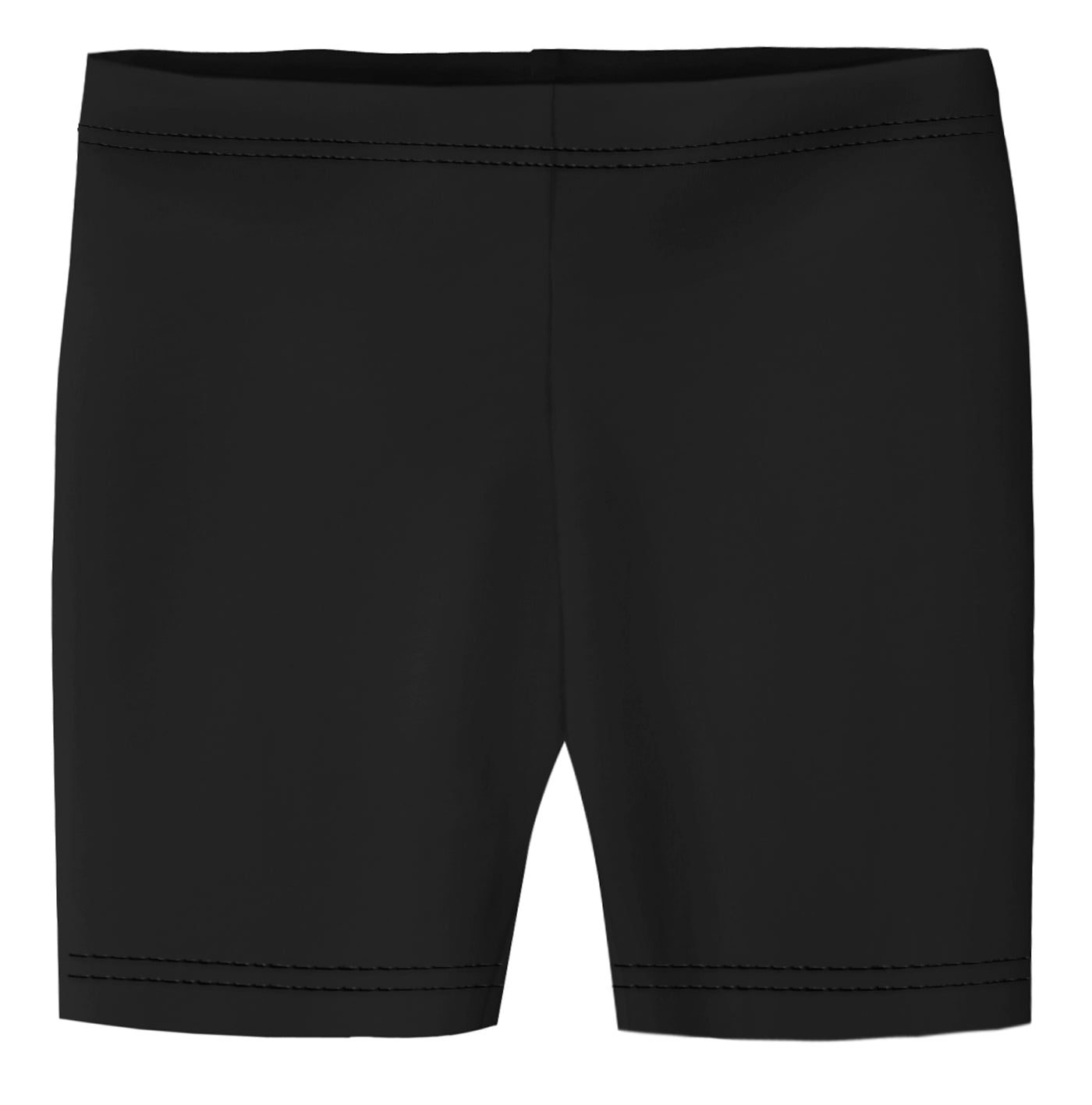 Girls Soft 100% Cotton Bike Shorts Black City Threads USA