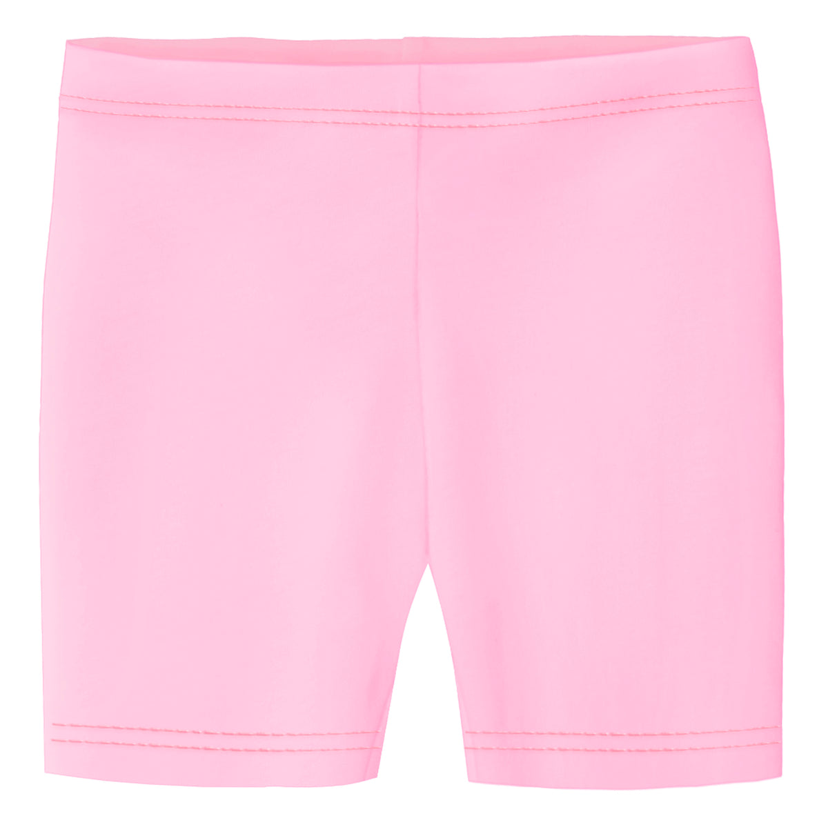 Girls Soft 100 Cotton Bike Shorts Light Pink City Threads USA