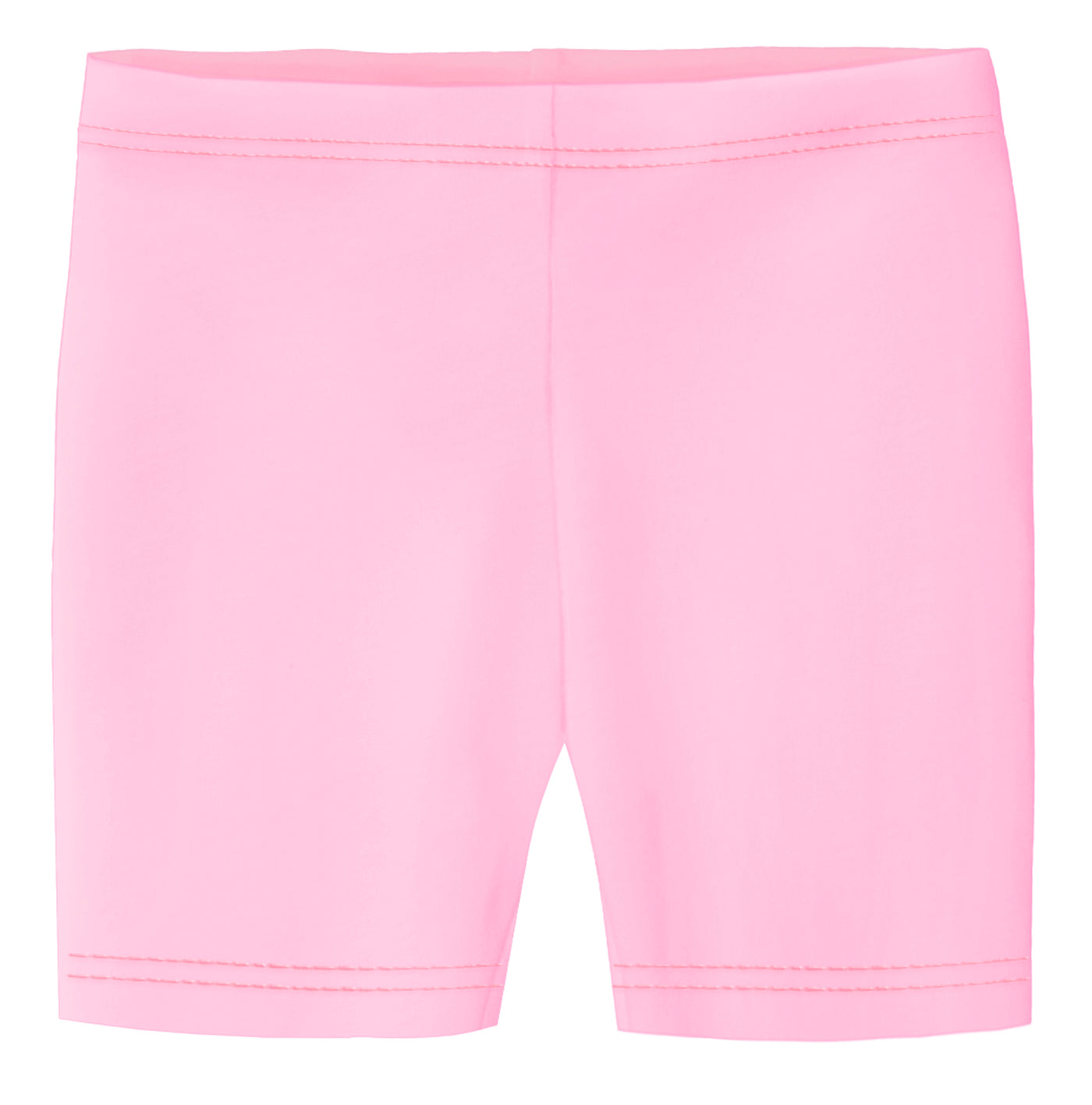 Ribbed long cycling shorts - Rose pink