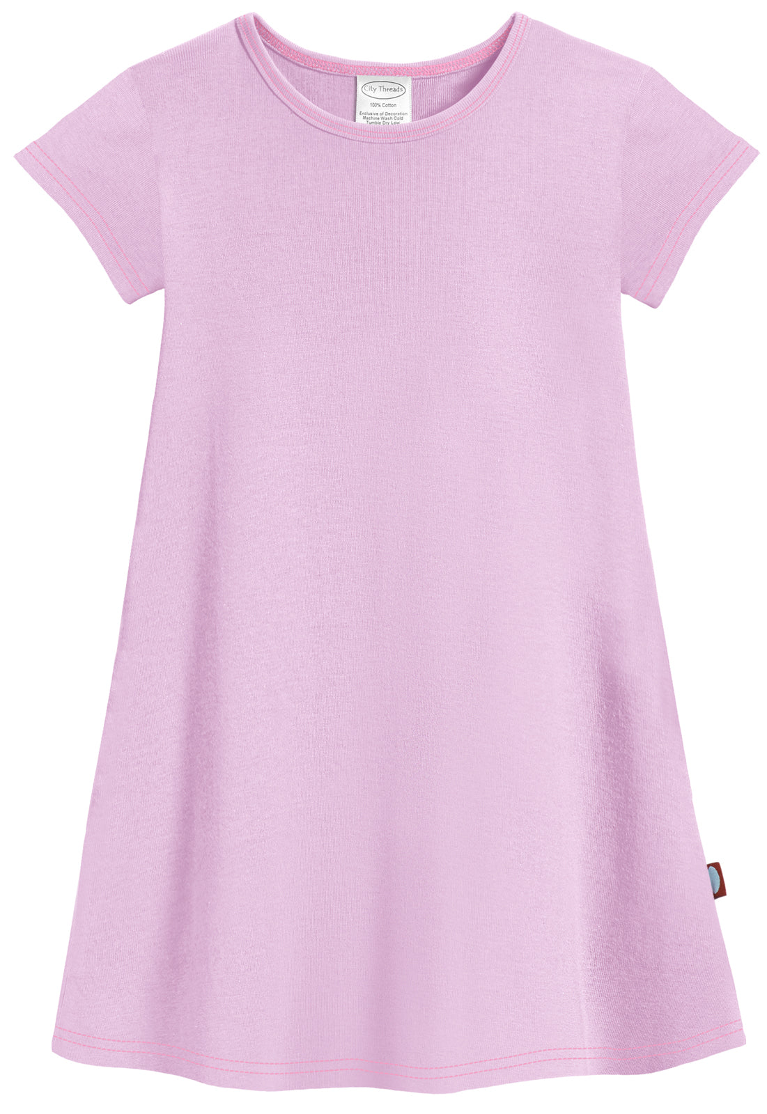white christmas dresses Organic cotton Dress Lavender – verannostudio main image 1