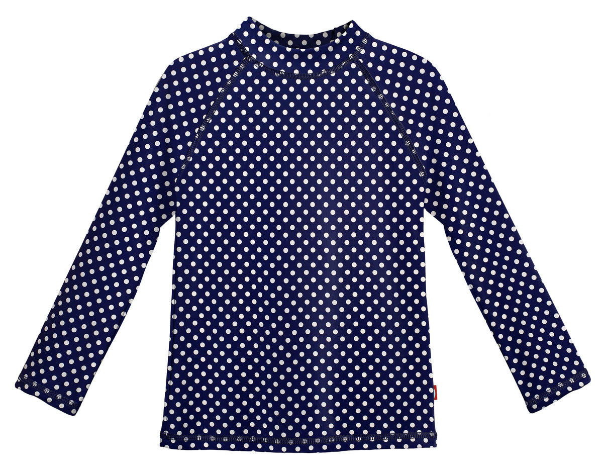 Navy w/ White Polka Dot