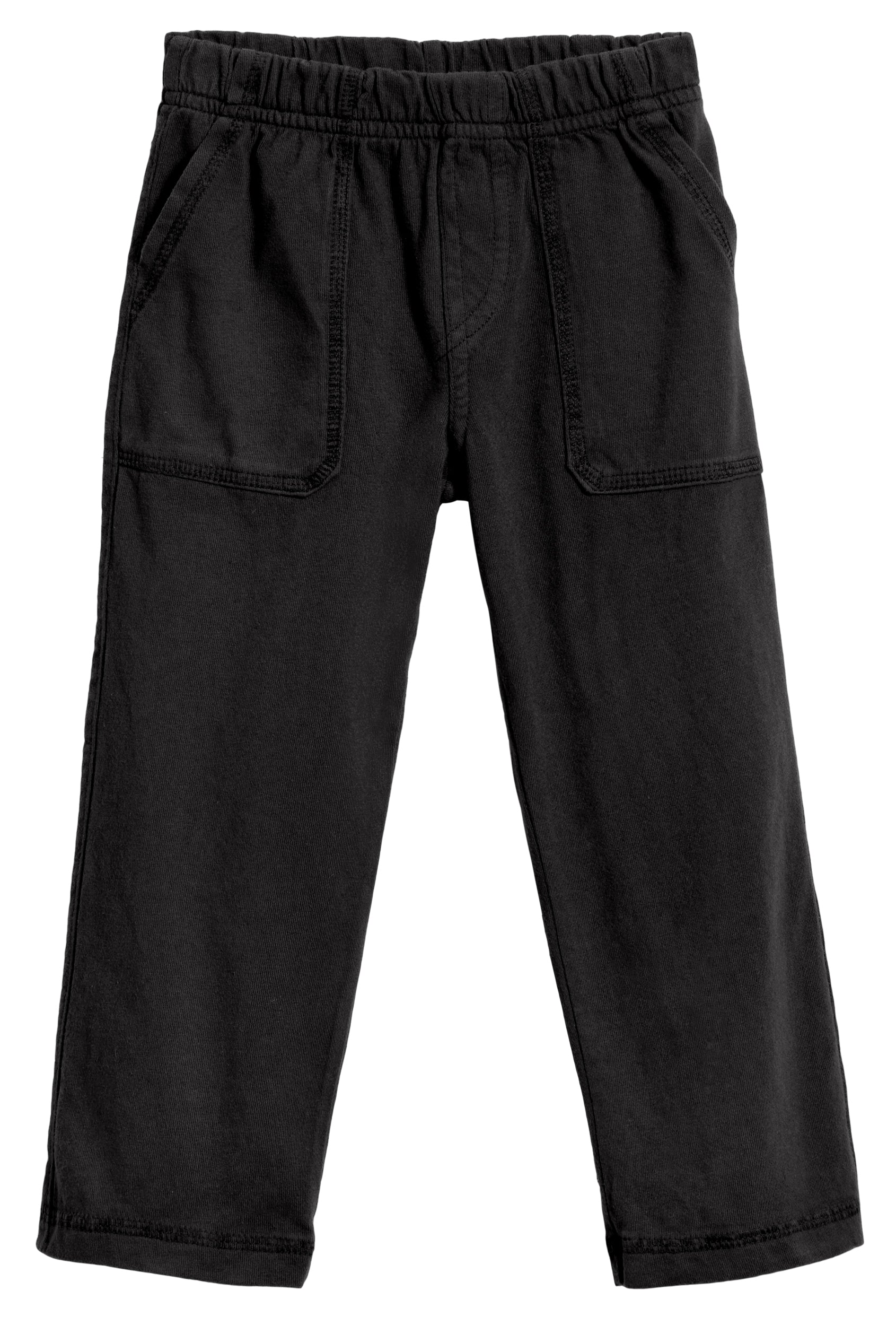 Kid's Cotton Cargo Pants Elastic Waist Trousers Pockets - Temu