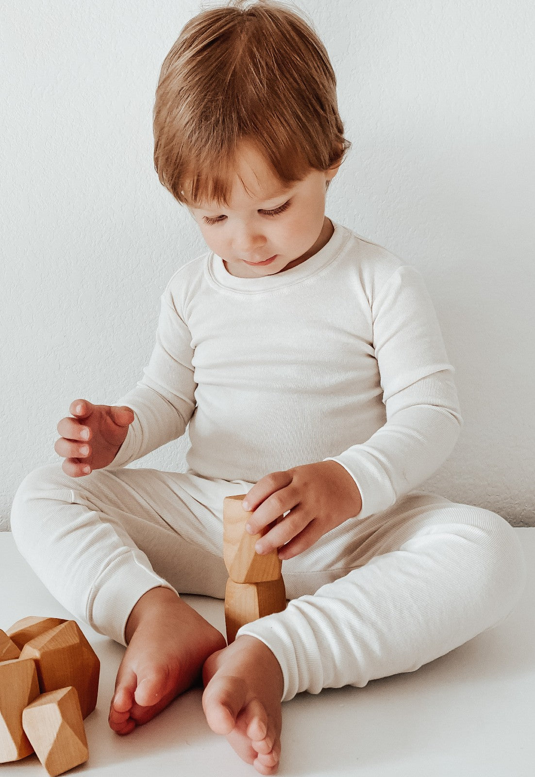 Boys and Girls Soft Organic Cotton Pajama Sets  | Black