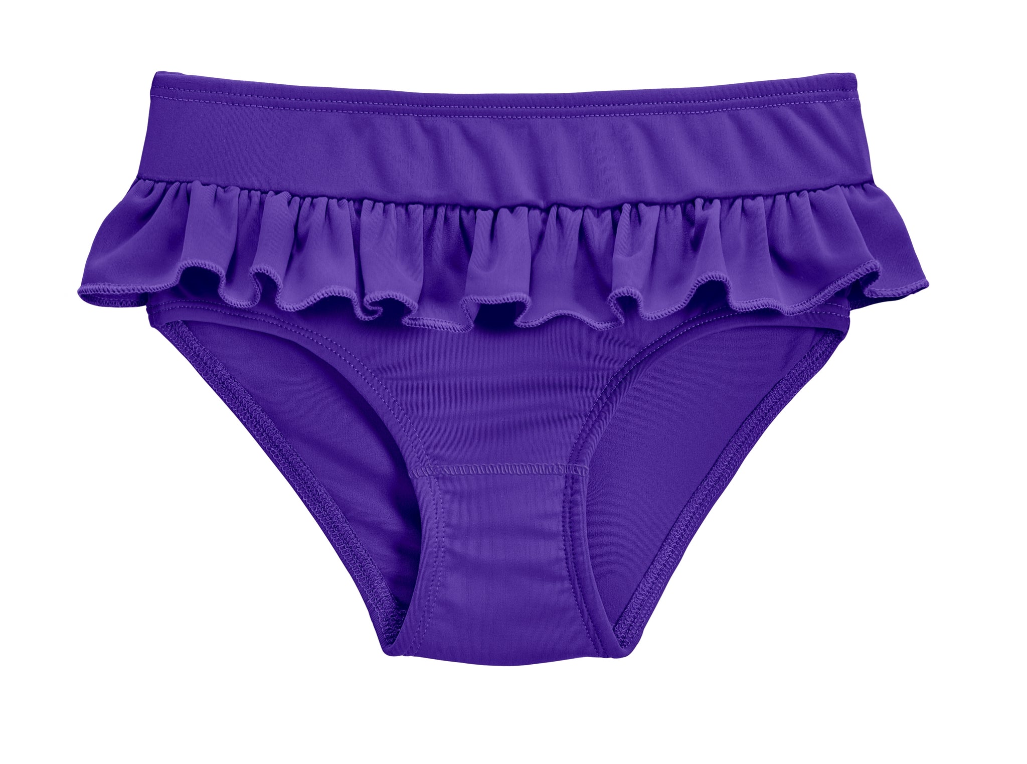 Girls UPF 50+ Ruffle Swim Briefs