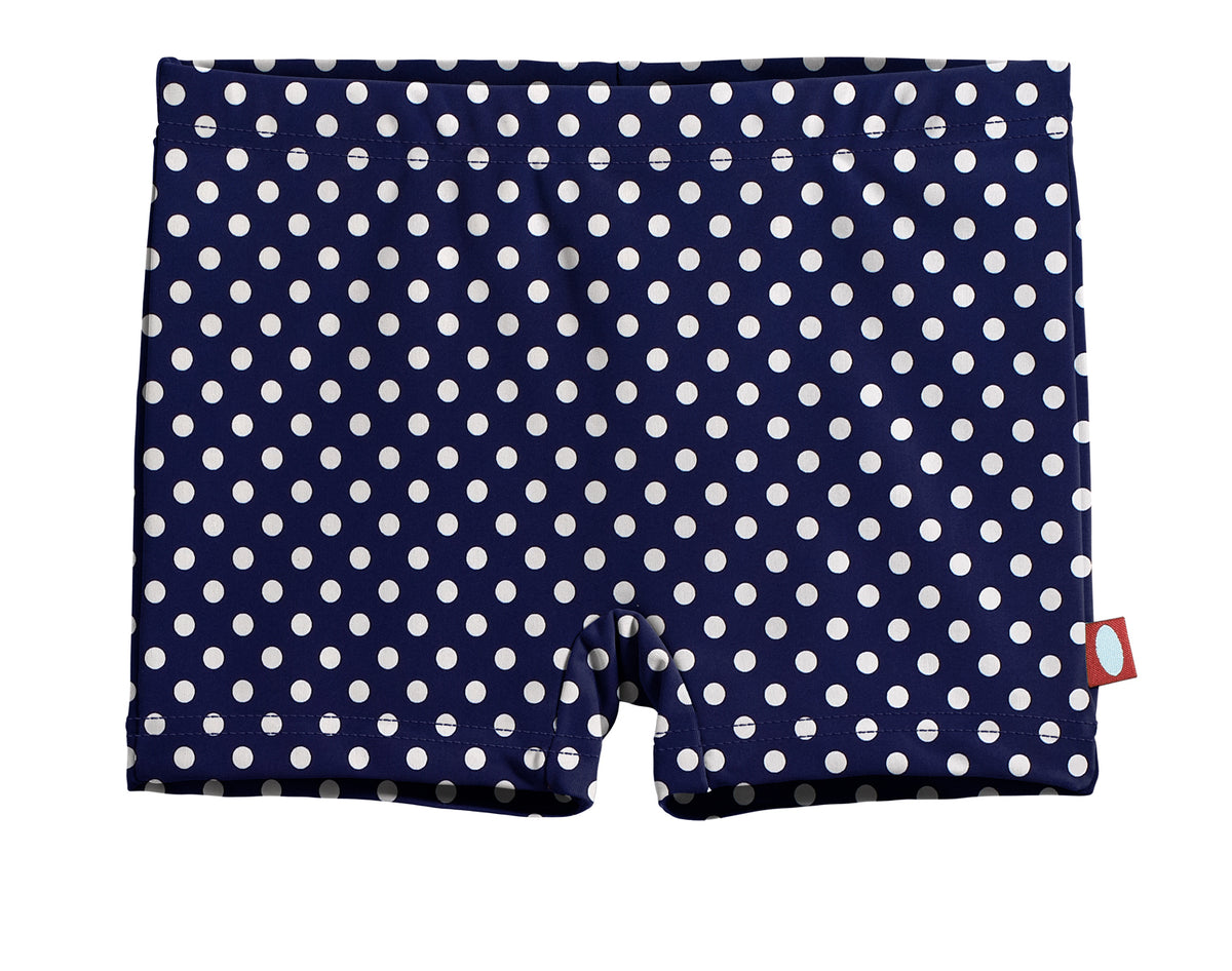 Navy w/ White Polka Dot