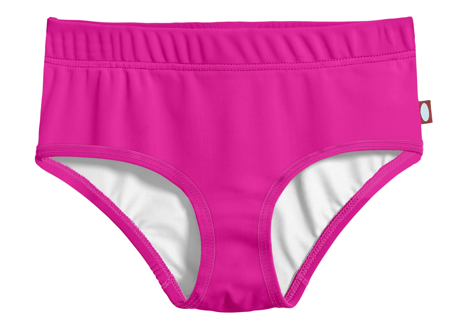 Girls UPF 50+ Lined High-Waisted Swim Briefs