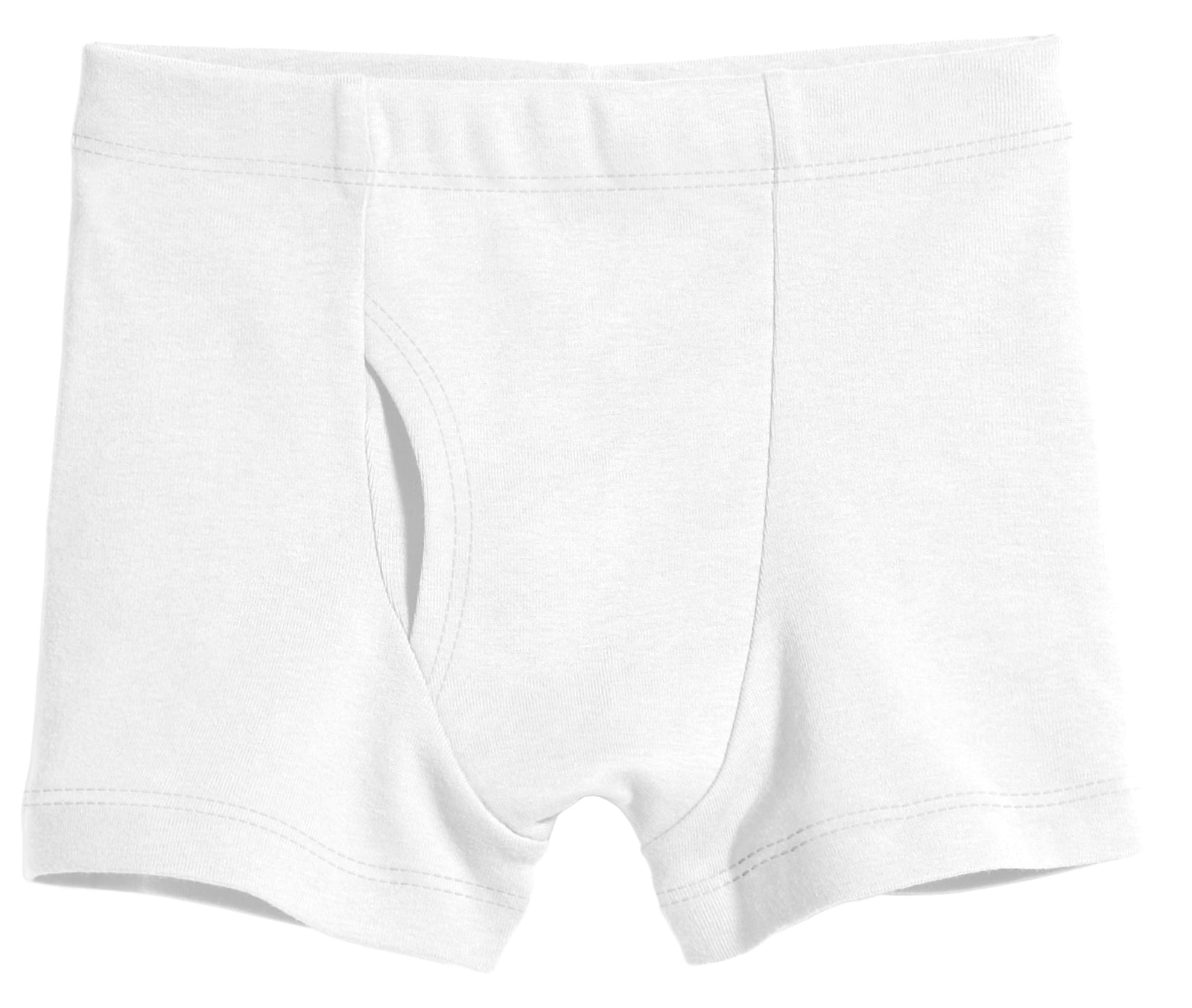 White Active Mesh Short Trunk Underwear - Made In USA