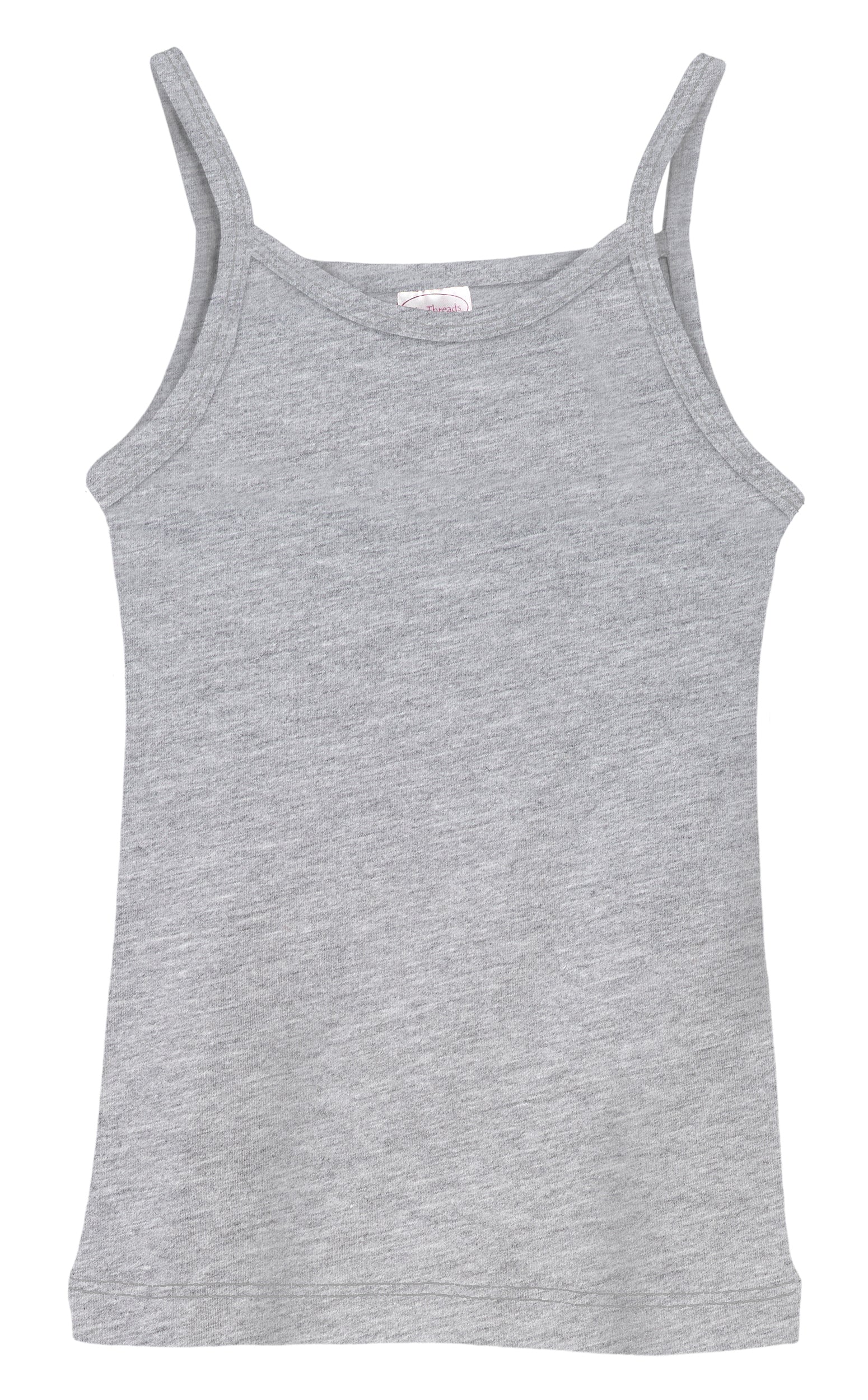 Girls Soft Cotton Camisole | Heather Gray - City Threads USA