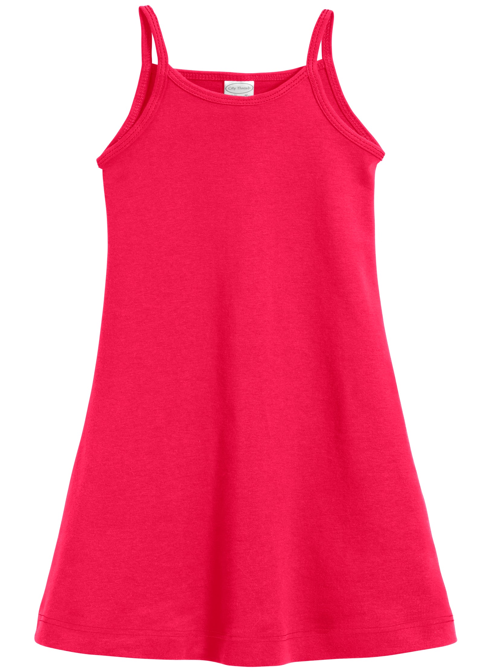 Girls Camisole Summer Dress Spaghetti Strap 100% Cotton